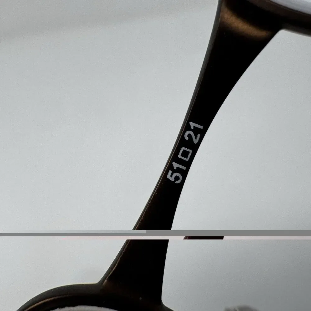 Randolph Hudson Brown Eyeglass Frames 51-21-135 Made in Japan